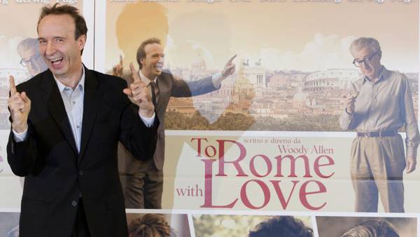 To Rome With Love Woody Allen Roberto Benigni intervista - Roberto Benigni a Roma