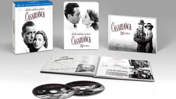 Casablanca Blu-Ray edizione speciale 70 anni anniversario Bogart Bergman - Il cofanetto