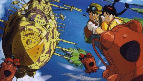 Il castello nel cielo recensione Miyazaki Laputa - Una scena del film