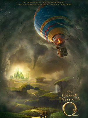 Il grande e potente Oz teaser poster Sam Raimi James Franco Kunis Weisz - Il poster