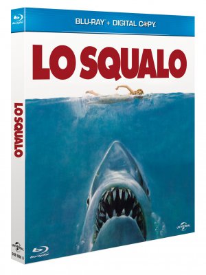 Lo squalo Blu-Ray intervista Mike Daruty restauro Spielberg - Il packshot del Blu-Ray