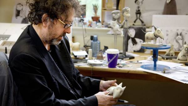 Frankenweenie anteprima Tim Burton - Tim Burton sul set