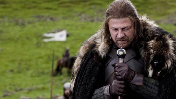 Il trono di spade Blu-Ray prima stagione recensione George R. R. Martin - Sean Bean in una scena