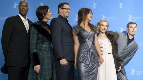 Iron Sky intervista al regista Timo Vuorensola - Vuorensola e il suo cast a Berlino