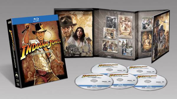 Indiana Jones cofanetto Blu-Ray Steven Spielberg Harrison Ford Lucas - Il cofanetto Blu-Ray