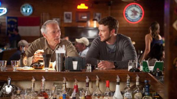 Di nuovo in gioco recensione Clint Eastwood - Eastwood e Justin Timberlake
