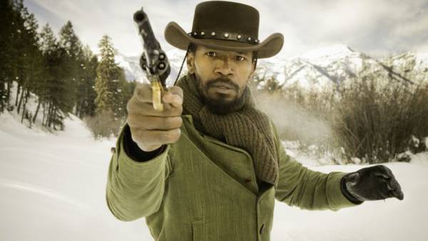 Django Unchained prime reazioni Twitter Tarantino DiCaprio Waltz - Jamie Foxx