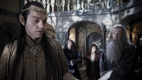Lo Hobbit Un viaggio inaspettato recensione Peter Jackson - Hugo Weaving e Ian McKellen