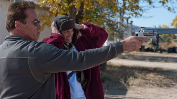 The Last Stand recensione Arnold Schwarzenegger - Schwarzenegger e Johnny Knoxville