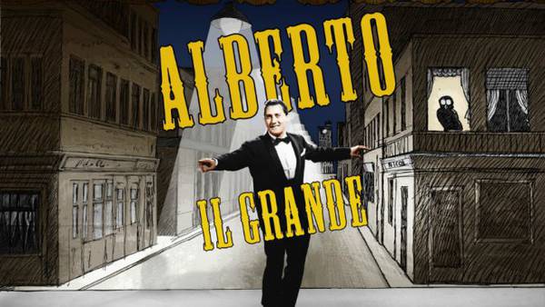 Alberto Sordi documentario Carlo Verdone Luca Verdone intervista - La locandina di Alberto il grande