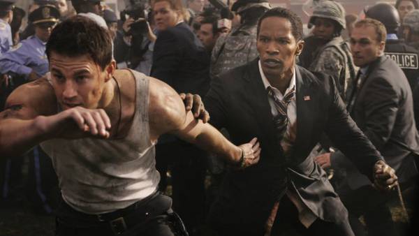 Olympus Has Fallen White House Down anteprima Die Hard Casa Bianca - Tatum e Foxx in White House Down