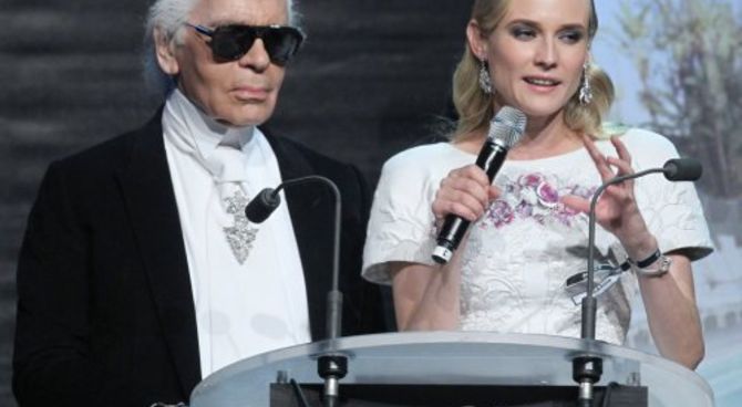 Festival di Cannes 2012 - Karl Lagerfeld, Diane Kruger