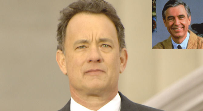 Tom Hanks e Fred Rogers