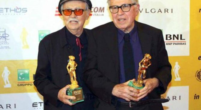Paolo e Vittorio Taviani ai David di Donatello 2012