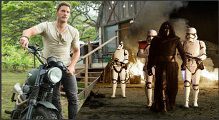 Jurassic World / Star Wars: Il risveglio della Forza
