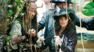 Pirati dei caraibi: Oltre i confini del mare - Johnny Depp e Penelope Cruz