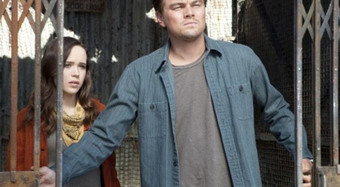 Inception - Ellen Page e Leonardo DiCaprio