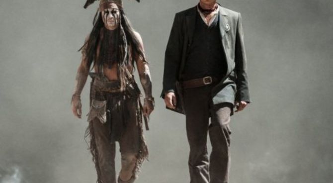 The Lone Ranger - Johnny Depp, Armie Hammer
