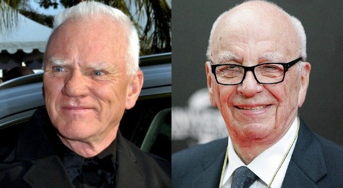 Malcolm McDowell, Rupert Murdoch