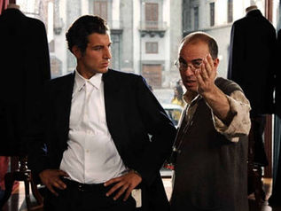 Baarìa - Il regista Giuseppe Tornatore e Francesco Scianna