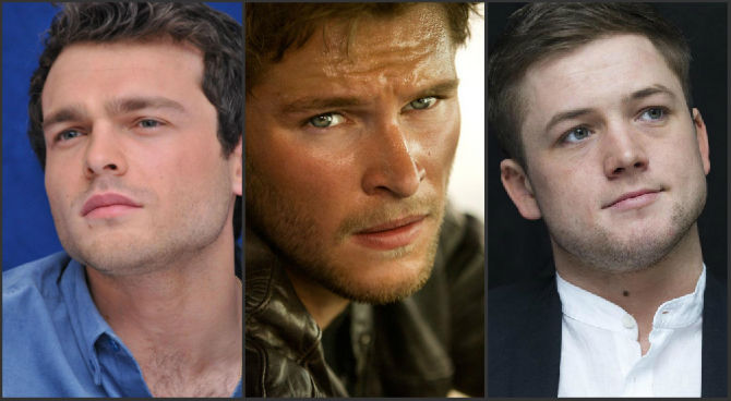 Alden Ehrenreich, Jack Reynor e Taron Egerton