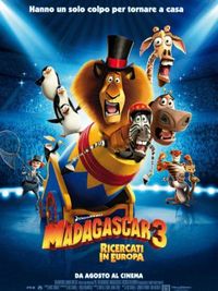 Madagascar 3: ricercati in Europa - Locandina
