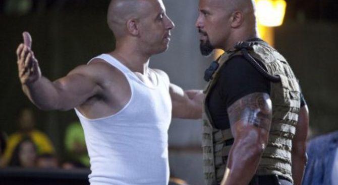 Fast and Furious 5 - Vin Diesel, Dwayne Johnson