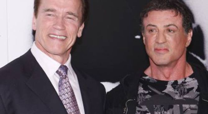 Arnold Schwarzenegger e Sylvester Stallone