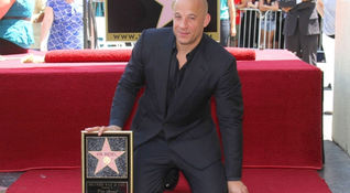 vin diesel sulla walk of Fame<br>