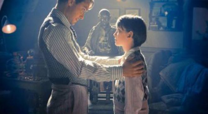 Hugo Cabret - Jude Law e Asa Butterfield