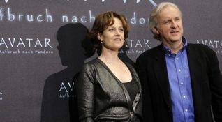 Sigourney Weaver e James Cameron