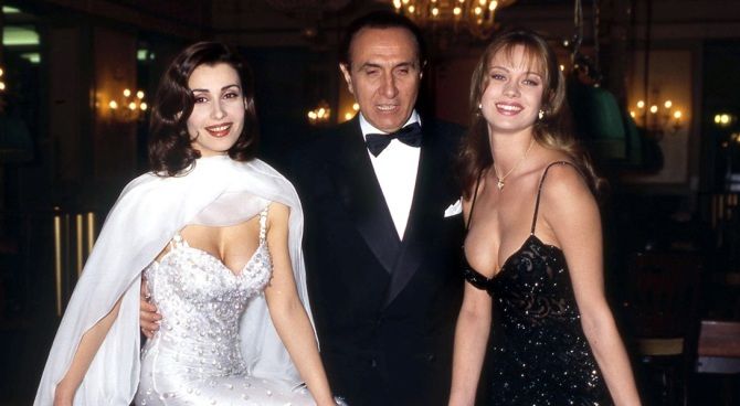 Claudia Koll, Pippo Baudo e Anna Falchi