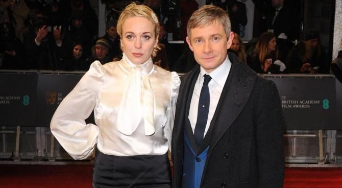 Amanda Abbington e Martin Freeman
