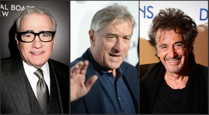 Martin Scorsese, Robert De Niro, Al Pacino