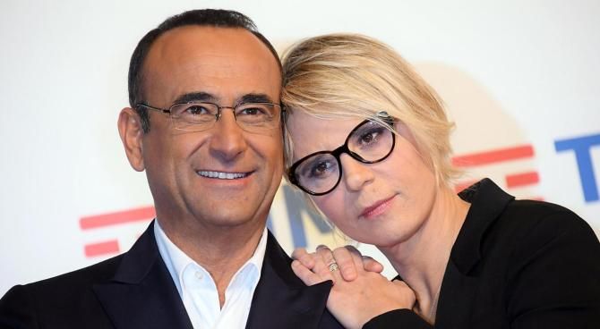Carlo Conti e Maria De Filippi