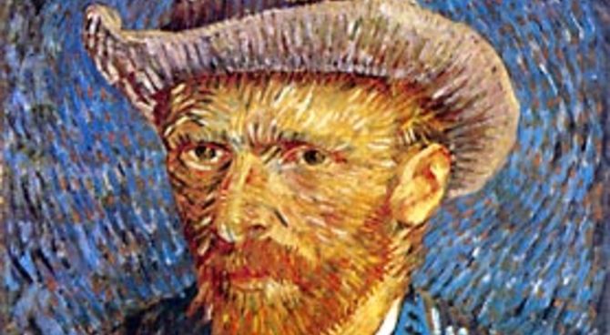 Autoritratto con cappello di Vincent Van Gogh