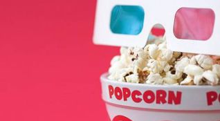 Pop corn e occhiali 3D