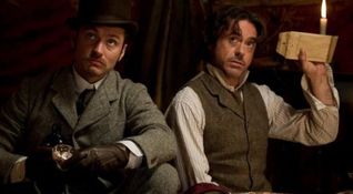 Sherlock Holmes 2 - Jude Law e Robert Downey Jr.