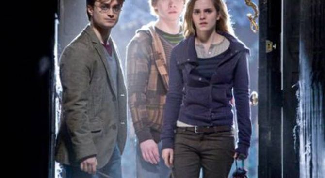 Harry Potter e i doni della morte - Daniel Radcliffe, Rupert Grint e Emma Watson