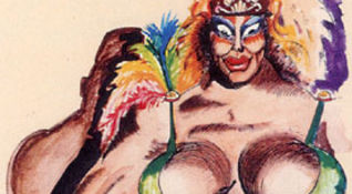 Disegno di Federico Fellini