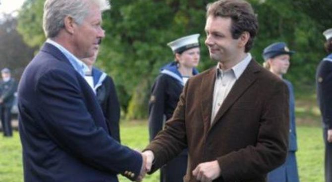 I due presidenti - Michael Sheen e Dennis Quaid