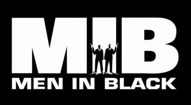 Man in black