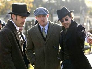 Sherlock Holmes - Robert Downey Jr., Guy Ritchie e Jude Law
