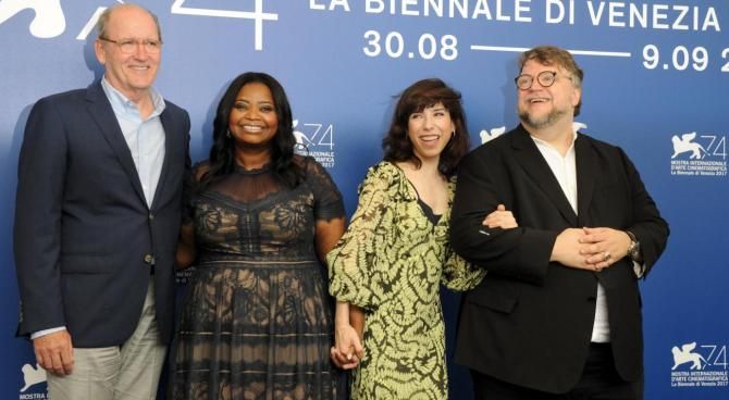 Richard Jenkins, Octavia Spencer, Sally Hawkins, Guillermo del Toro