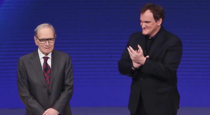 Ennio Morricone e Quentin Tarantino