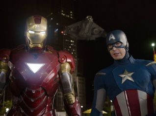 The Avengers - Robert Downey Jr. e Chris Evans