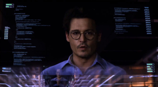 Johnny Depp in Transcendence