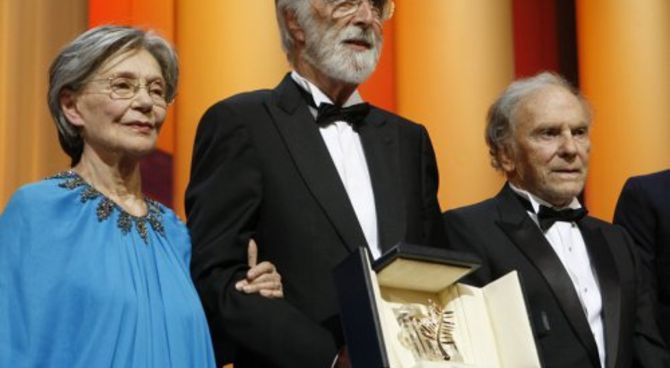 Festival di Cannes 2012 - Emmanuelle Riva, Michael Haneke, Thierry Fremaux