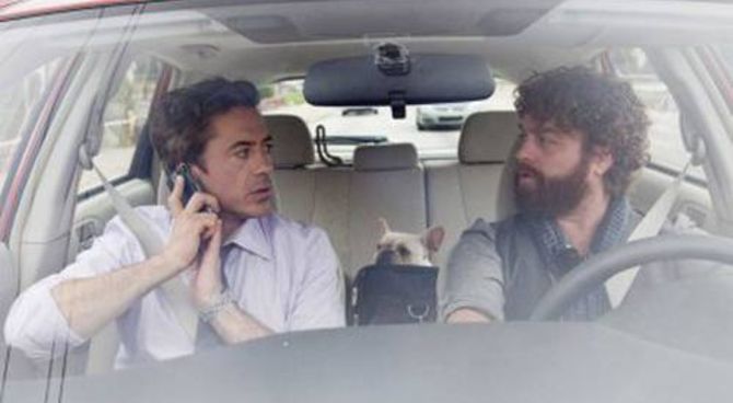 Parto col folle - Robert Downey Jr. e Zach Galifianakis