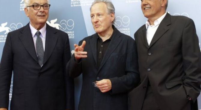Paolo Baratta, Michael Mann, Alberto Barbera